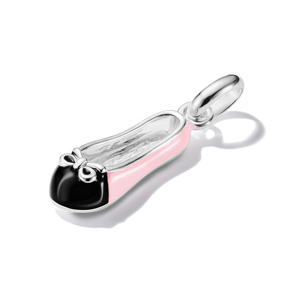 Thomas Sabo Silver and Enamel Pink Ballerina Charm