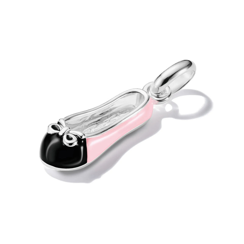 Thomas Sabo Silver and Enamel Pink Ballerina Charm