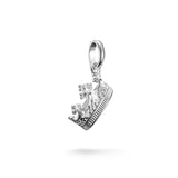 Thomas Sabo Silver Crown Charm with Zirconia