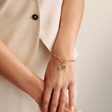 Thomas Sabo Gold-Plated Crown Charm with Zirconia