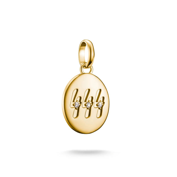 Thomas Sabo Gold-Plated Angel Number 444 Charm