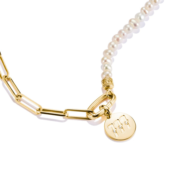Thomas Sabo Gold-Plated Angel Number 777 Charm