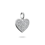 Thomas Sabo Silver Heart PavÃ© Charm