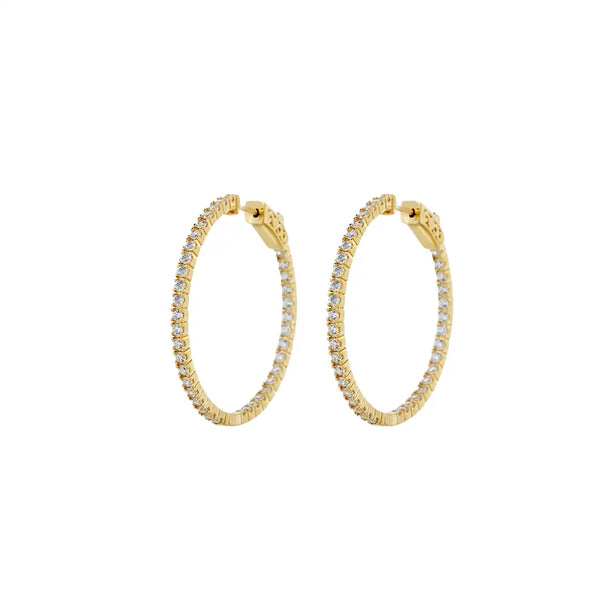 Amaia Medium Hoops 18K Gold Vermeil