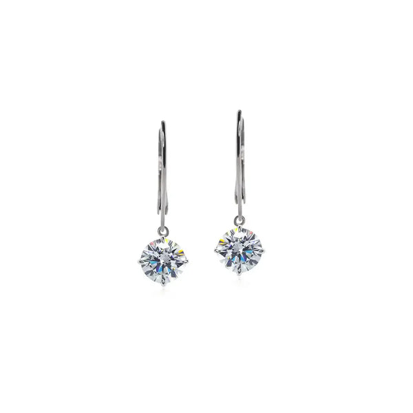 Briar Earrings 9K White Gold