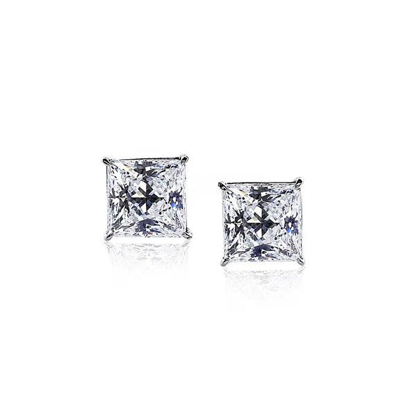 Chester Princess Studs White Gold