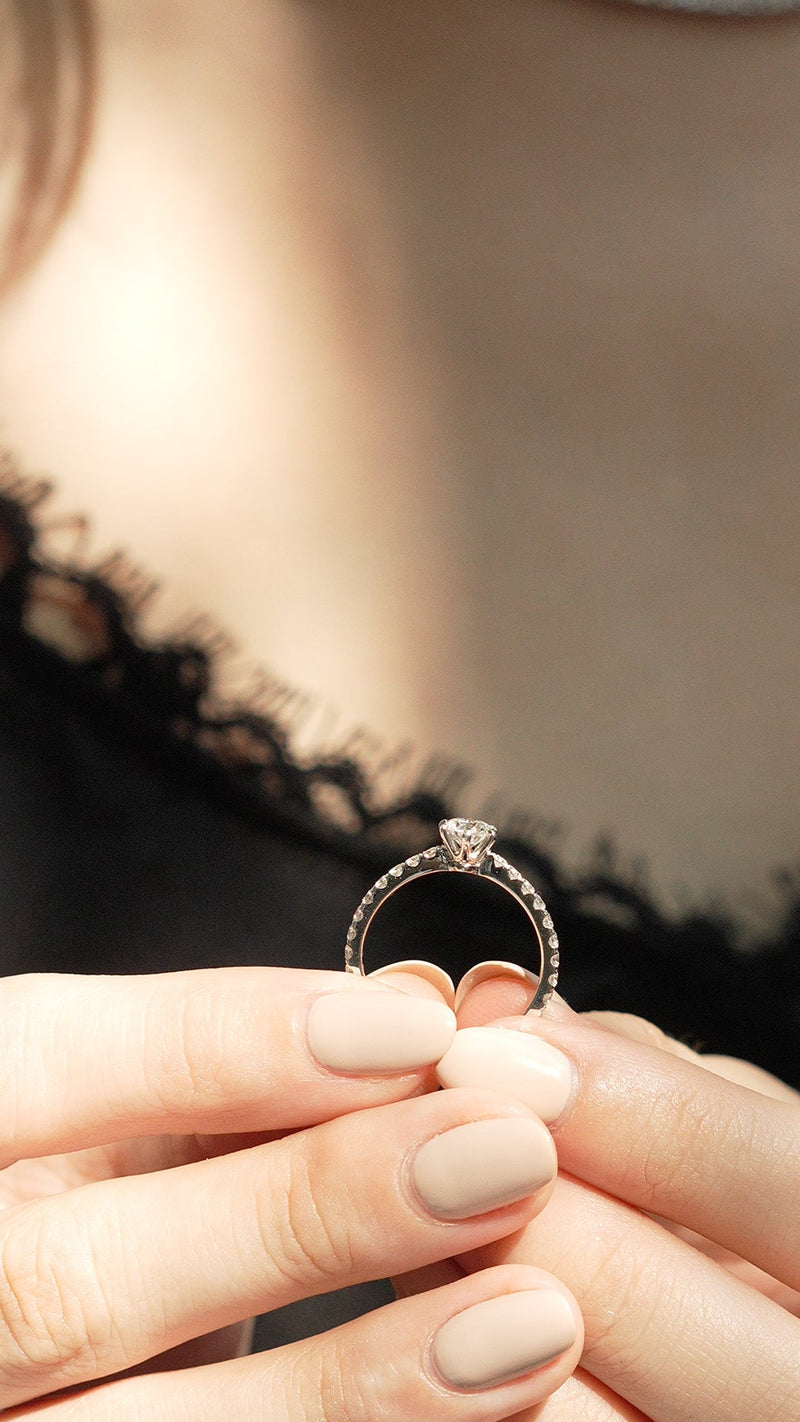 Corinne Ring 0.44ct 18K White Gold
