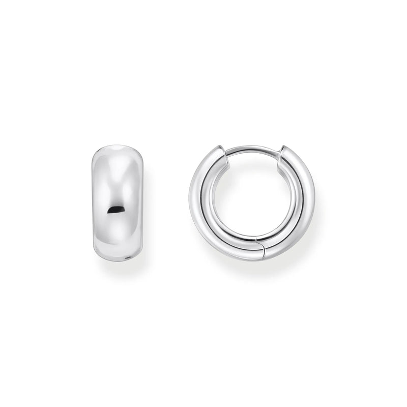Thomas Sabo Silver Chunky Mini Hoop Earrings