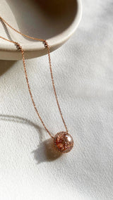 Cory Necklace 2.00ct Fancy Pink 18K Rose Gold