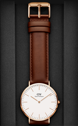 Daniel Wellington Rose Gold Classic St Mawes 40mm watch