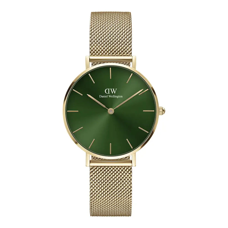 Daniel Wellington Gold Petite Emerald 32mm watch