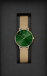 Daniel Wellington Gold Petite Emerald 32mm watch