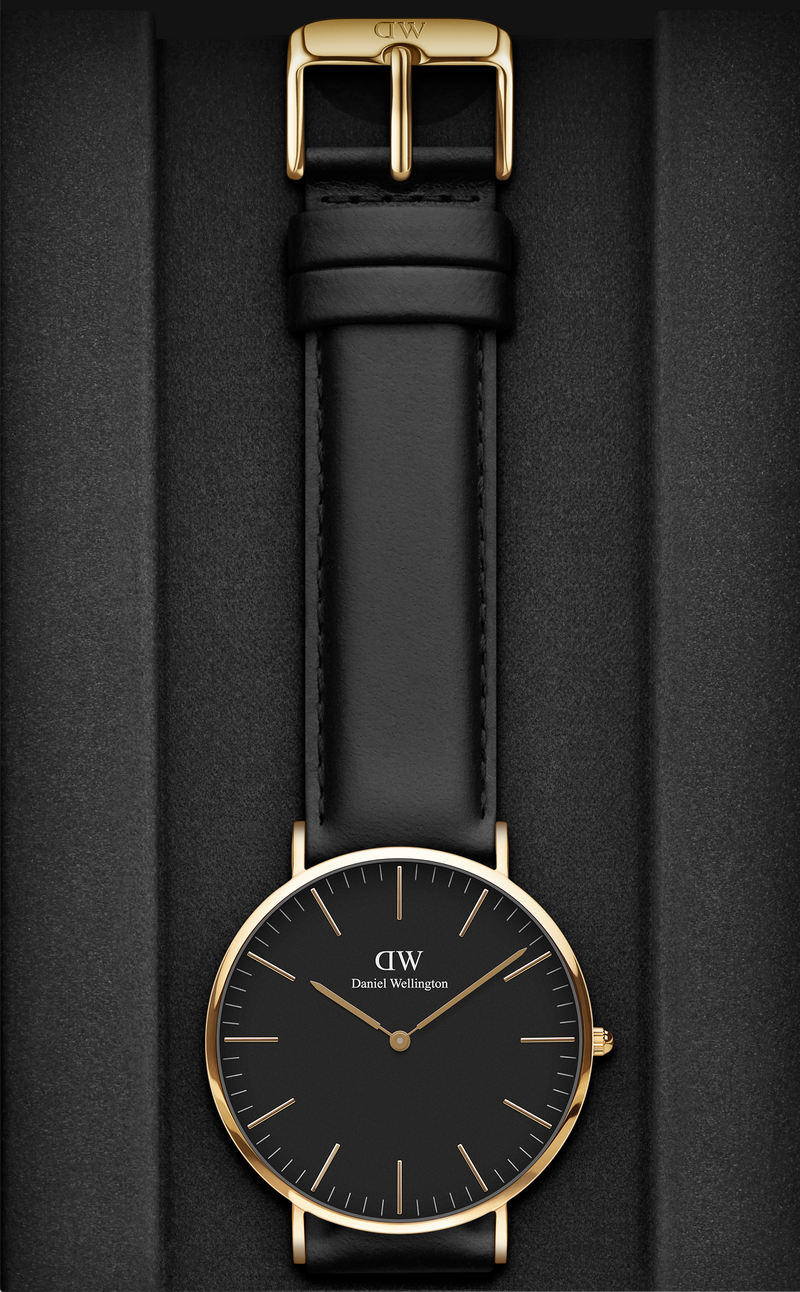 Daniel Wellington Gold Classic Sheffield 40mm watch Matthew Stephens