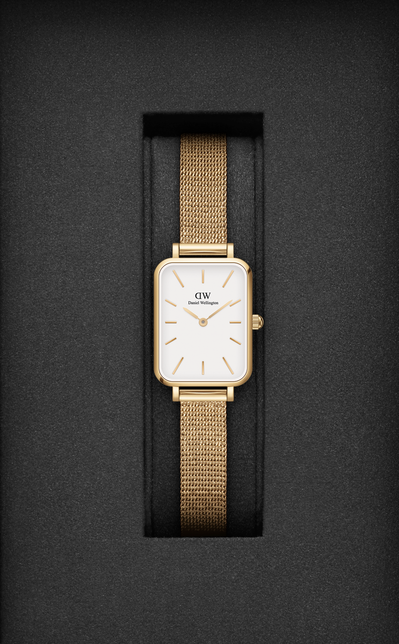 Daniel Wellington Gold Quadro Pressed Evergold 20X26mm watch