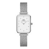 Daniel Wellington Silver Quadro Lumine 20X26mm watch