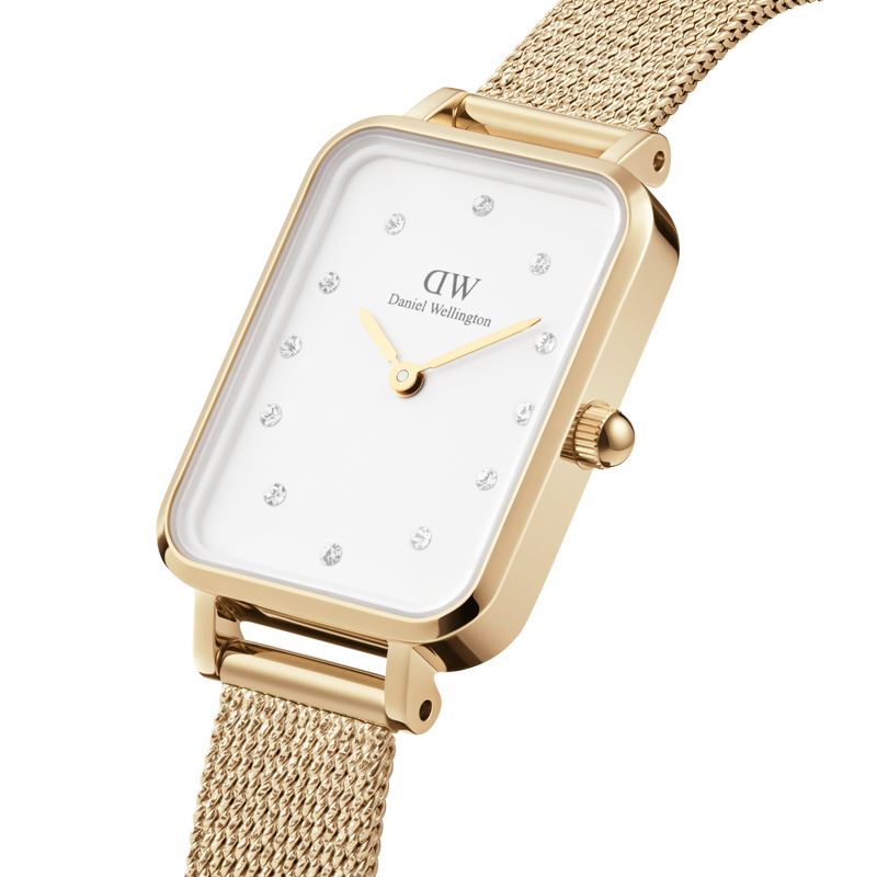 Daniel Wellington Gold Quadro Lumine 20X26mm watch