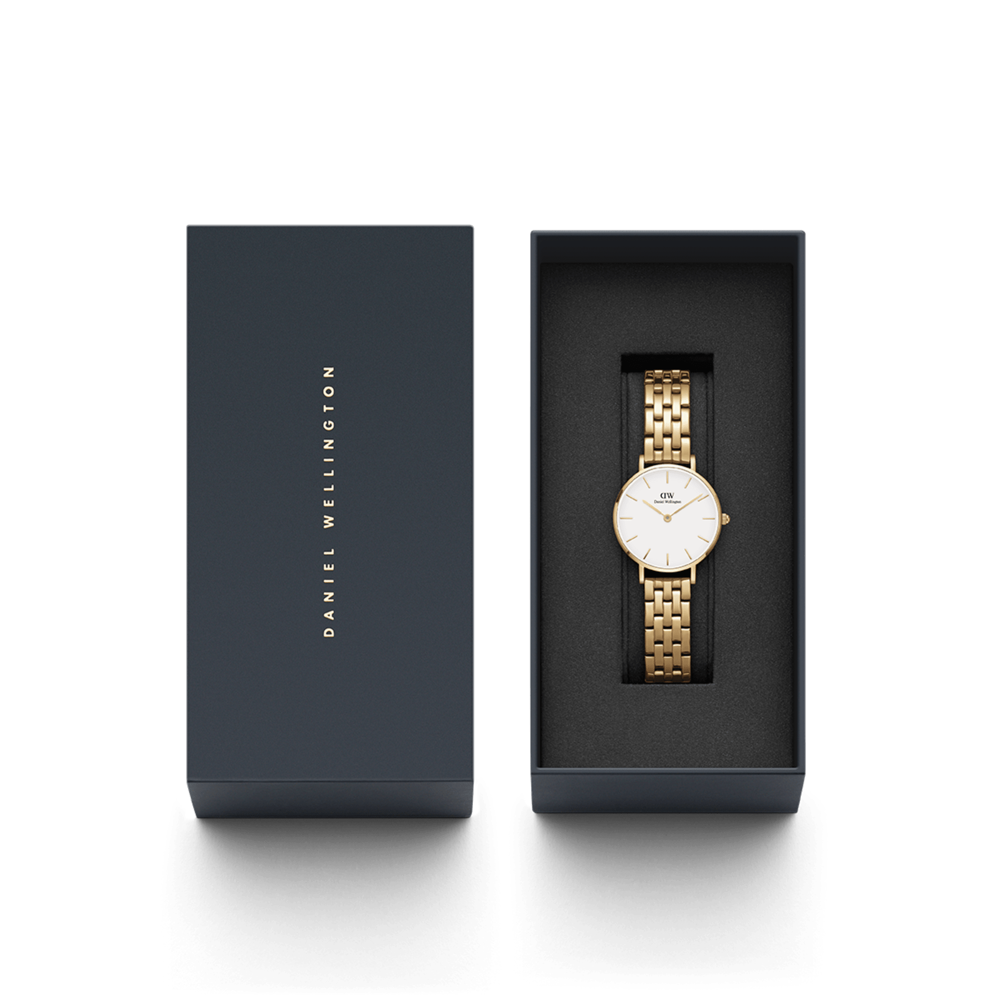 Daniel Wellington Ladies Petite Link White 28mm Watch