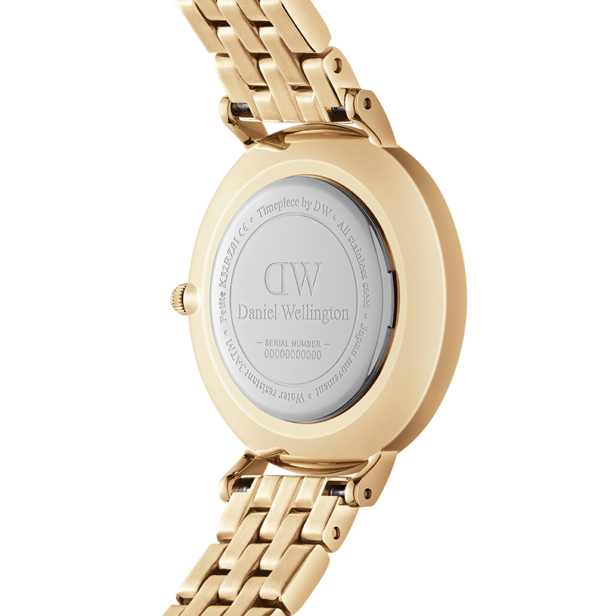 Daniel Wellington Ladies Petite Link White 28mm Watch