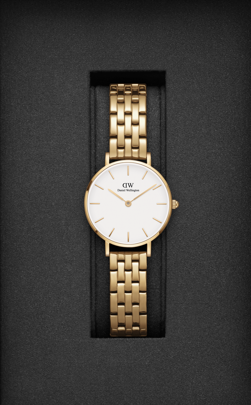 Daniel Wellington Gold Petite 5-Link 28mm watch