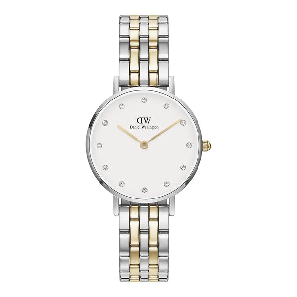 Daniel Wellington Gold and Silver Petite 5-Link 28mm watch