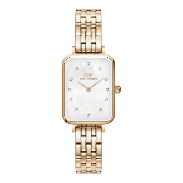 Daniel Wellington Rose Gold Quadro 5-Link 20X26mm watch