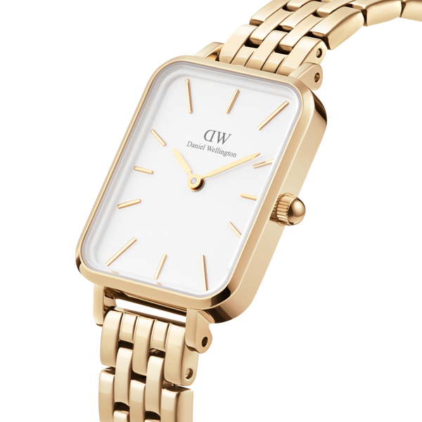 Daniel Wellington Gold Quadro 5-Link 20X26mm watch