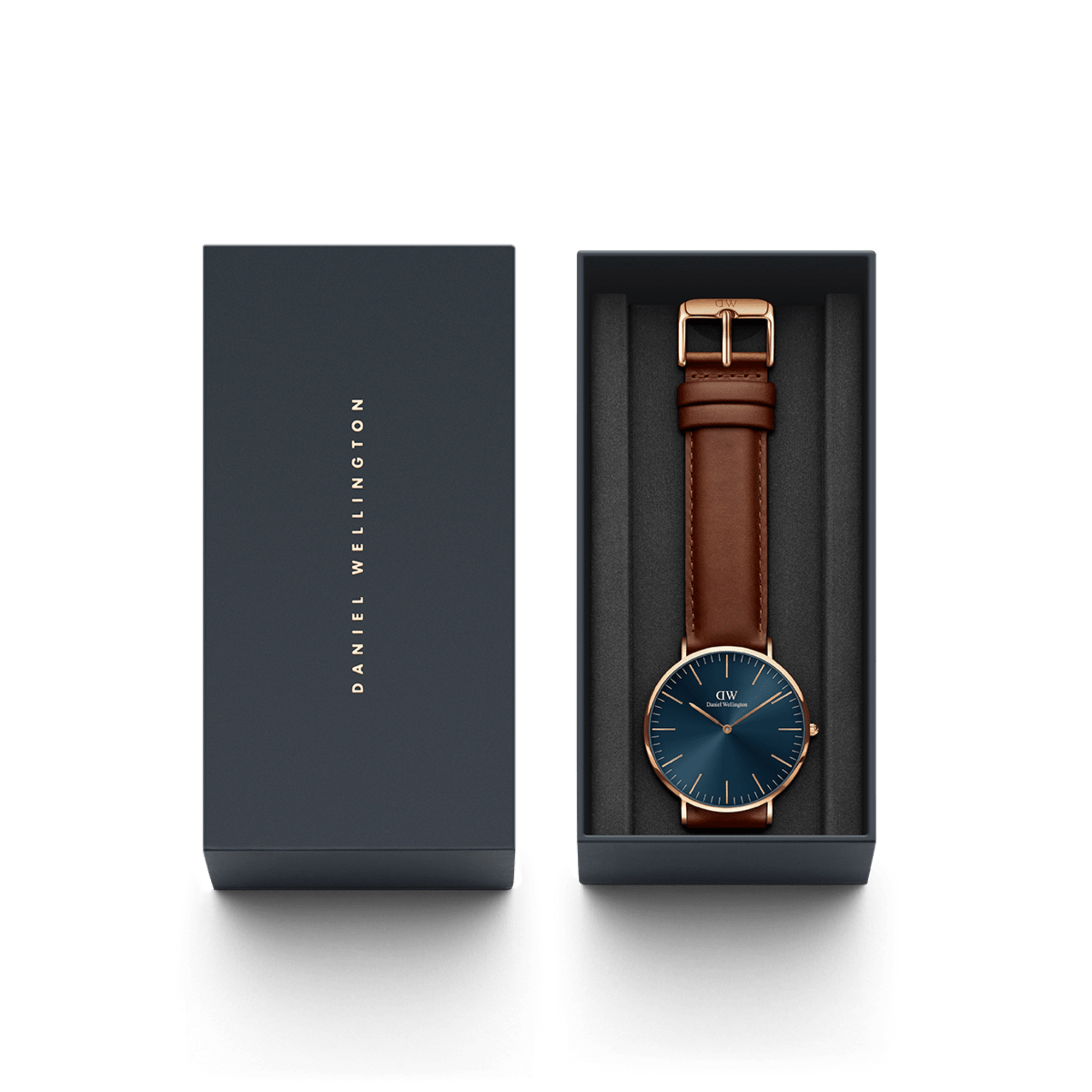 Daniel Wellington Mens Classic St Mawes Arctic Blue 40mm Watch