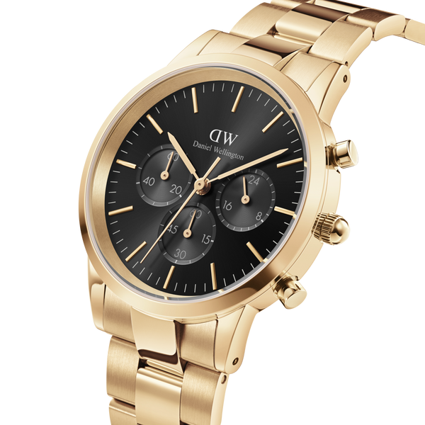 Daniel Wellington Gold Iconic Chronograph 42mm watch