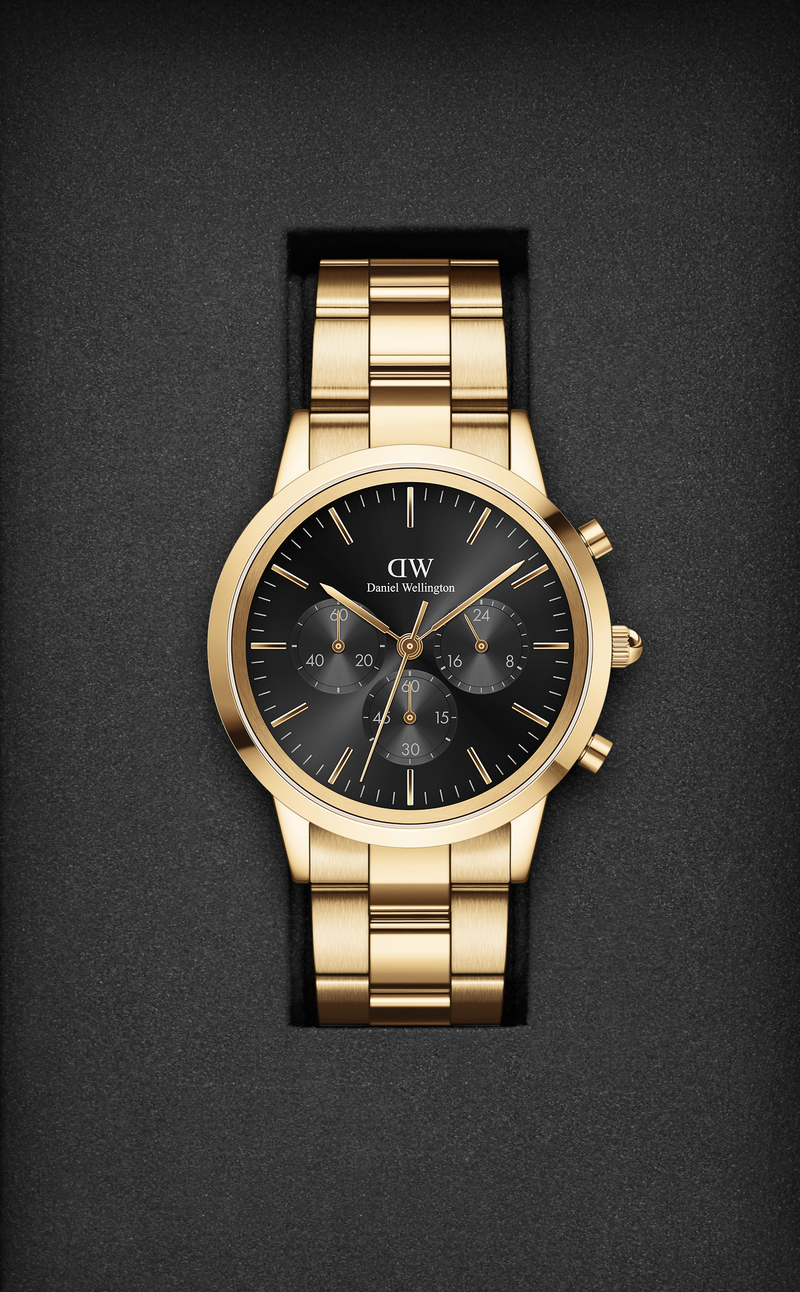 Daniel Wellington Gold And Black Watch Daniel Wellington Petite