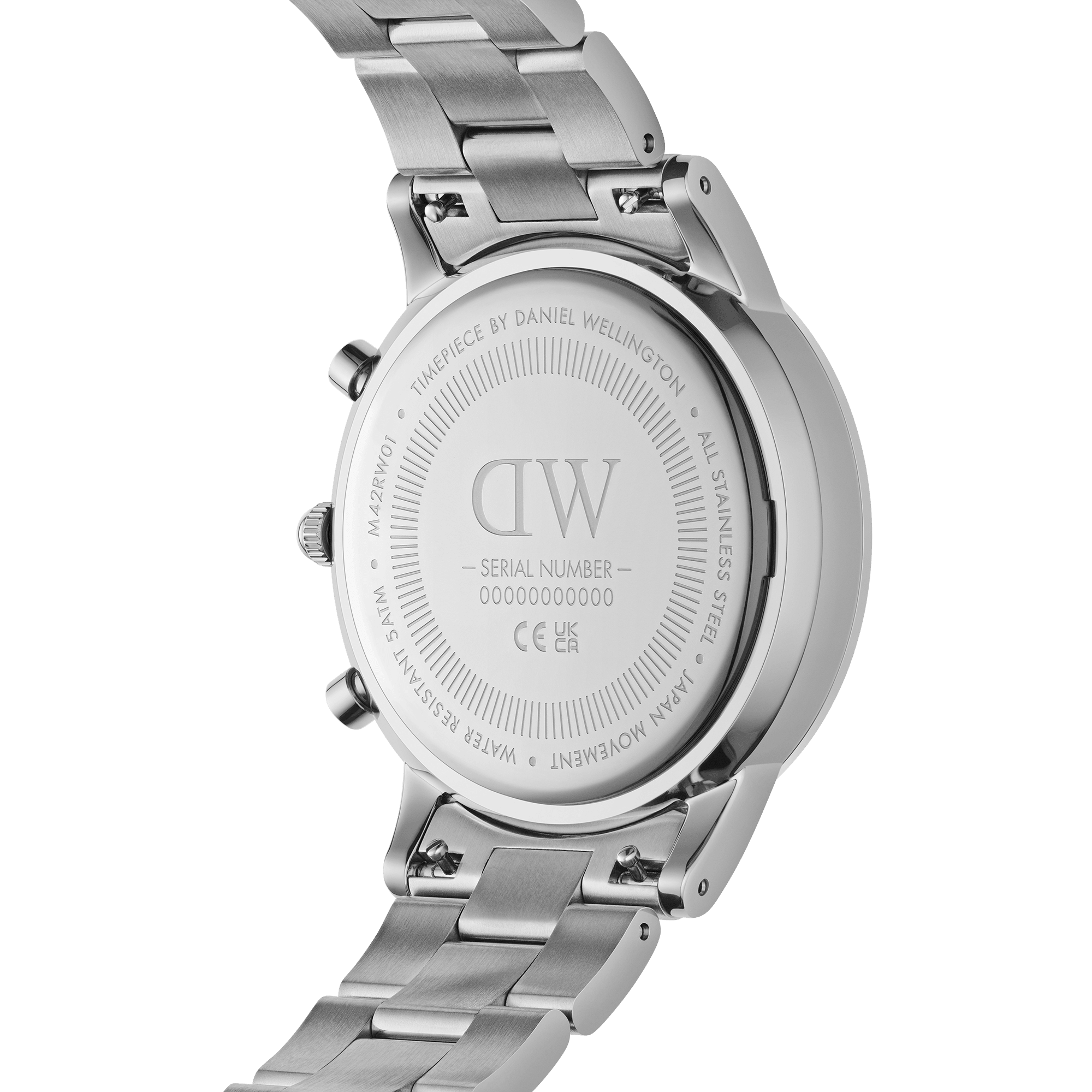 Daniel Wellington Iconic Chronograph Link Silver Onyx