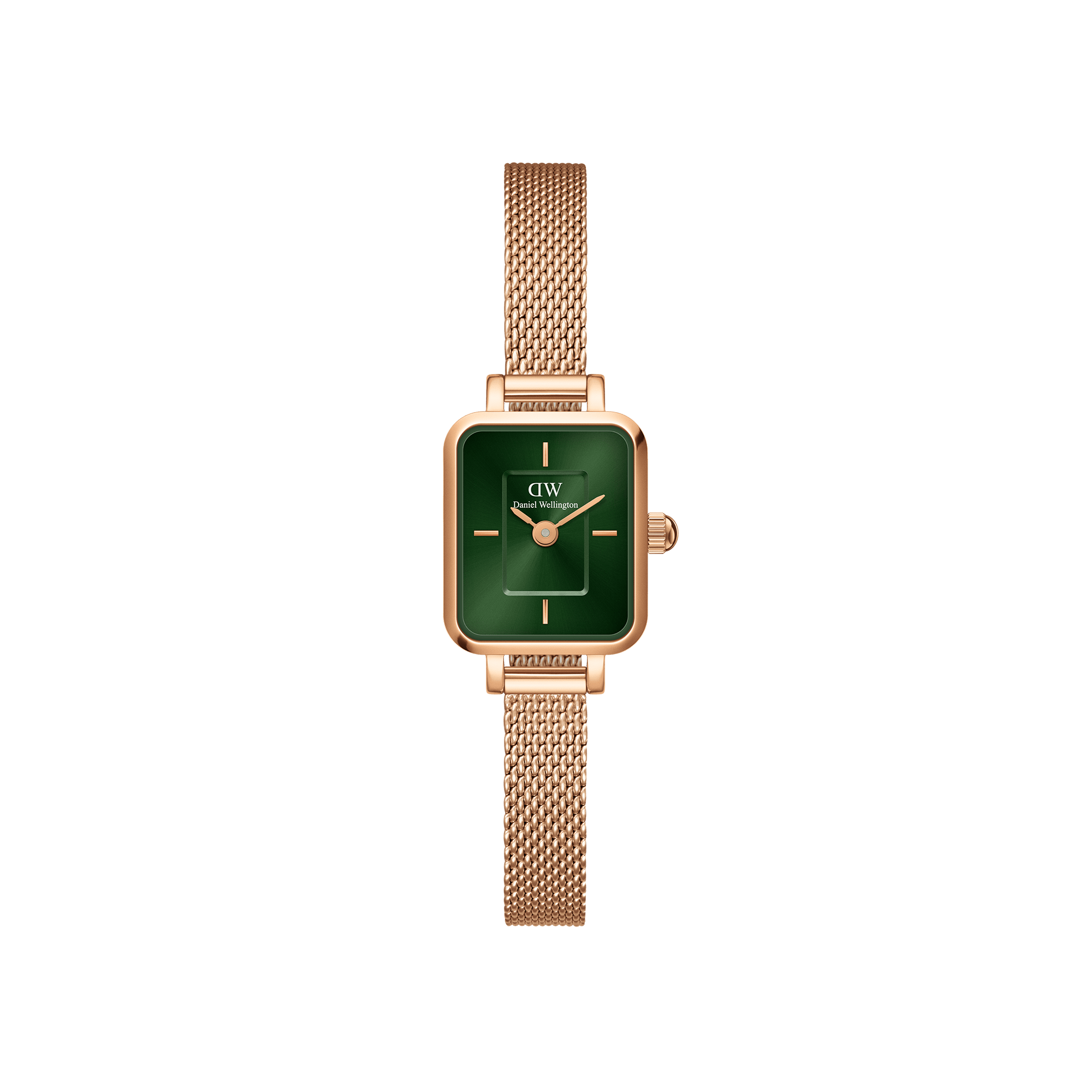 Daniel Wellington Quadro Mini Emerald Rose Gold