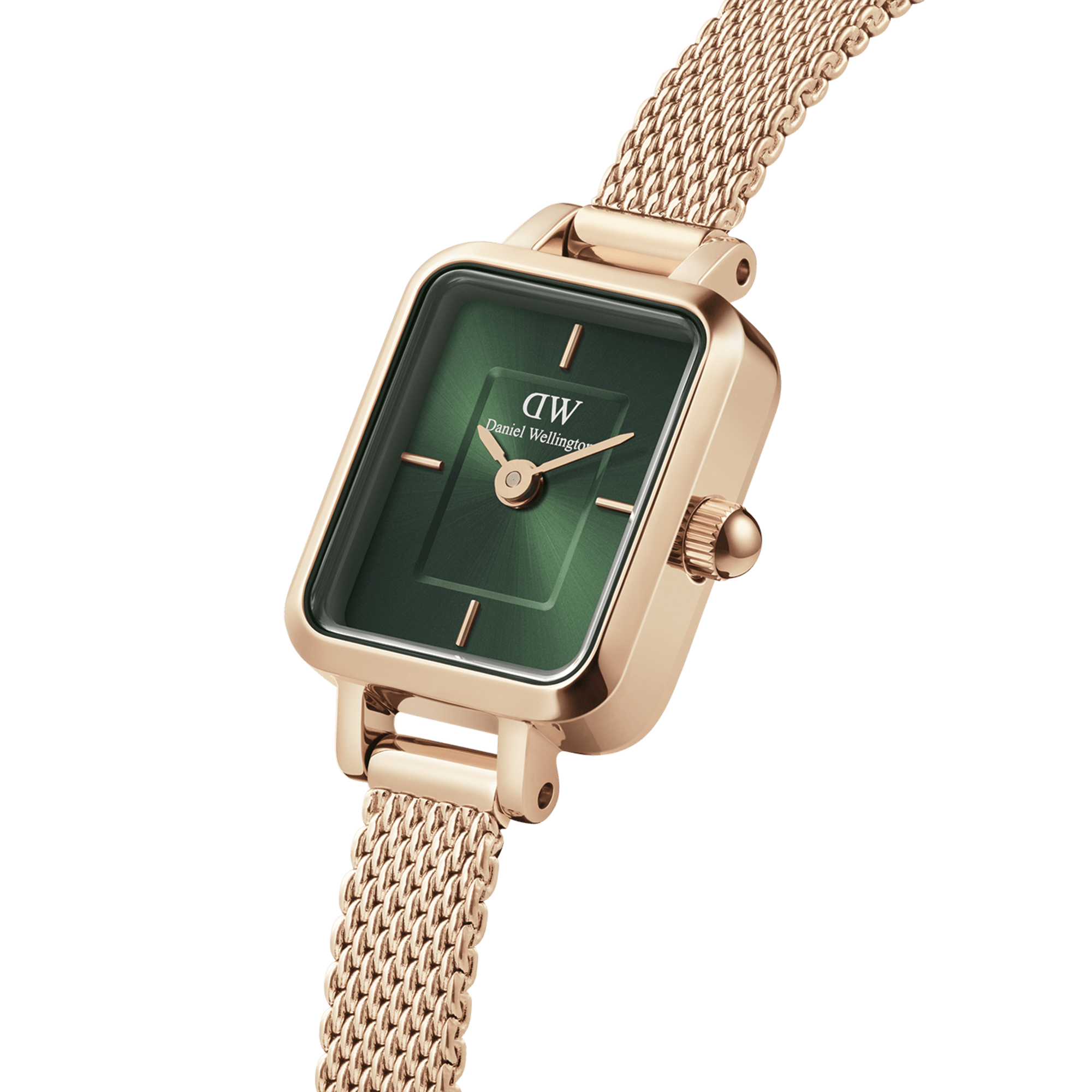 Daniel Wellington Quadro Mini Emerald Rose Gold