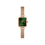 Daniel Wellington Ladies Quadro Mini Melrose Emerald 15.4x18.2mm Watch