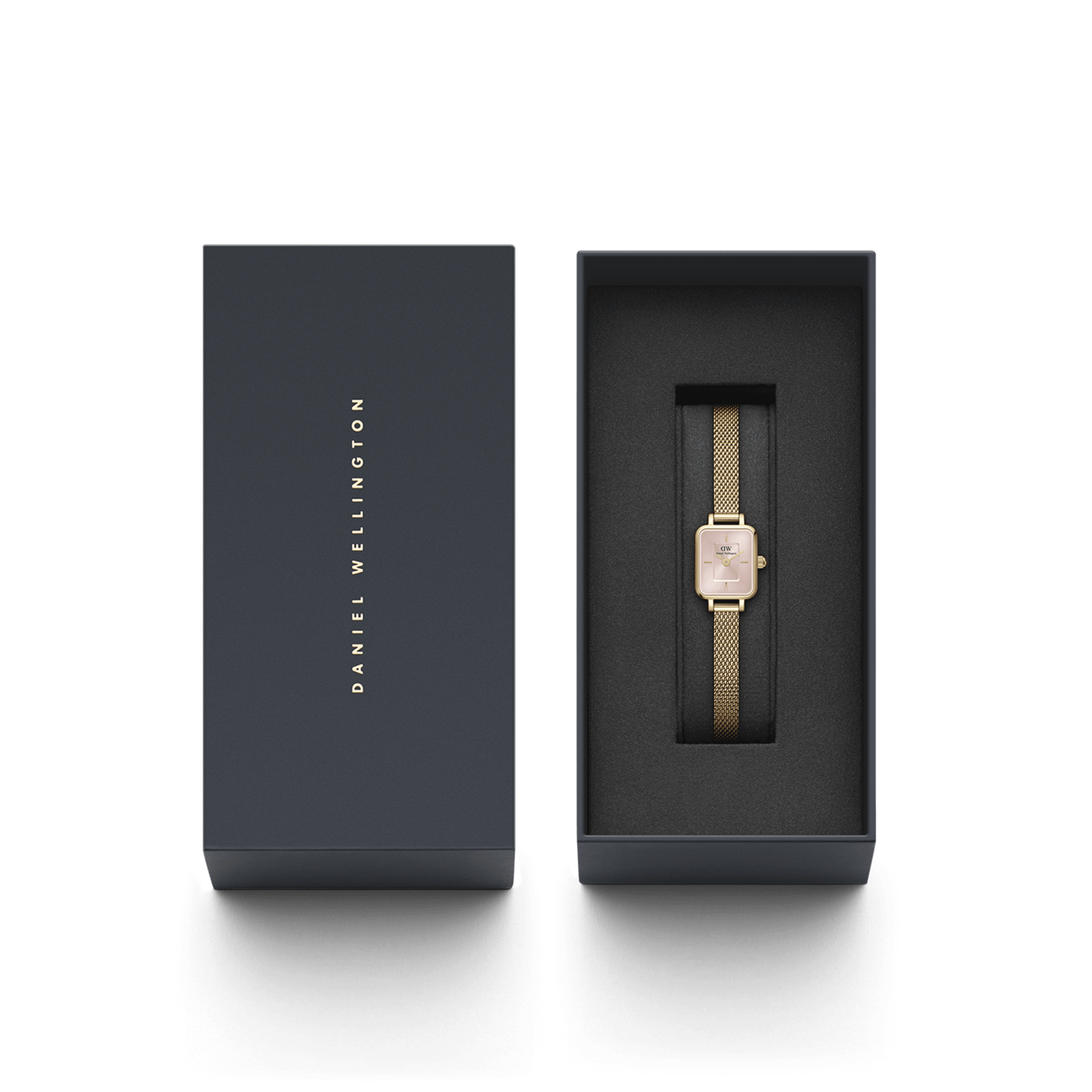 Daniel Wellington Quadro Mini Evergold Blush Watch