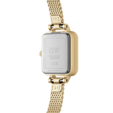 Daniel Wellington Ladies Quadro Mini Evergold Blush Rose Gold 15.4x18.2mm Watch