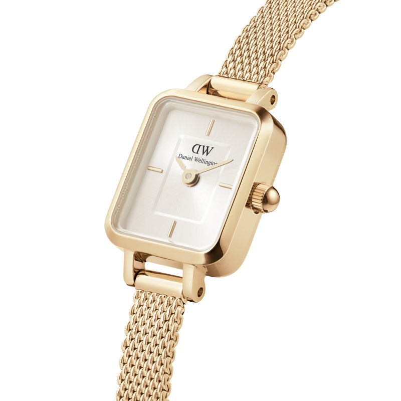 Daniel Wellington Gold Quadro Mini 15.4X18.2mm watch