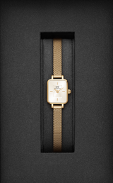 Daniel Wellington Gold Quadro Mini 15.4X18.2mm watch