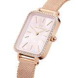 Daniel Wellington Rose Gold Quadro Bezel 20X26mm watch