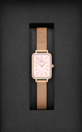 Daniel Wellington Rose Gold Quadro Bezel 20X26mm watch