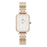 Daniel Wellington Rose Gold Quadro 5-Link Bezel 20X26mm watch