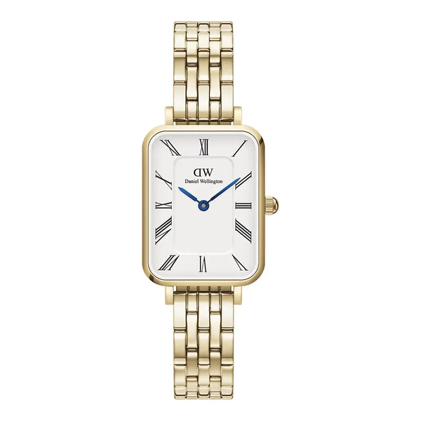 Daniel Wellington Gold Quadro Roman Numerals 20X26mm watch