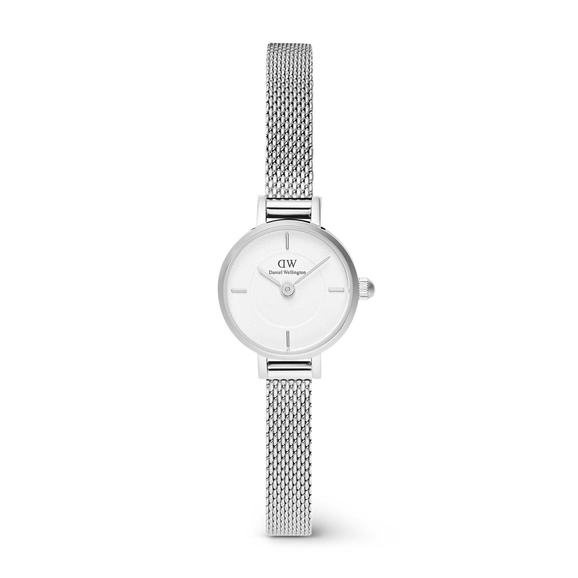 Daniel Wellington Petite Mini Sterling Silver Mesh Watch