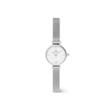 Daniel Wellington Ladies Petite Mini Sterling White 19mm Watch