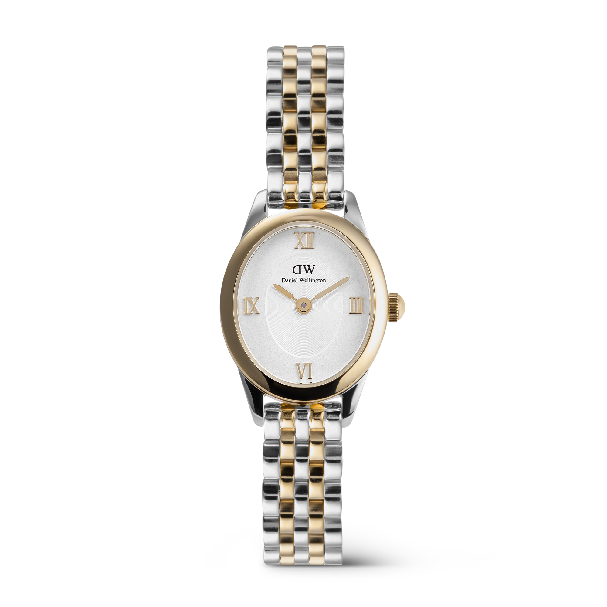 T/T Oval Mini Wht Dial, TT Bclt, 22x25.5mm
