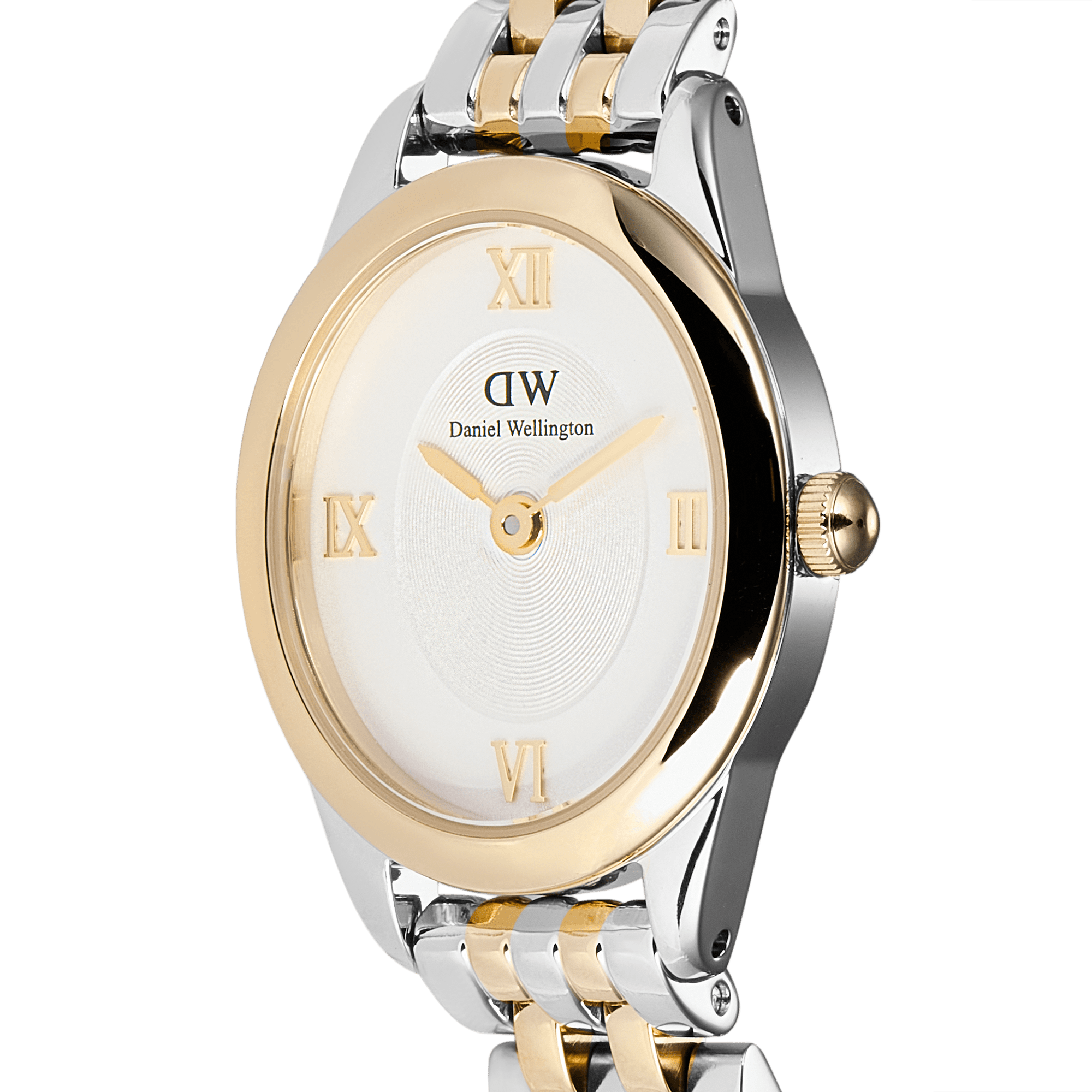 T/T Oval Mini Wht Dial, TT Bclt, 22x25.5mm