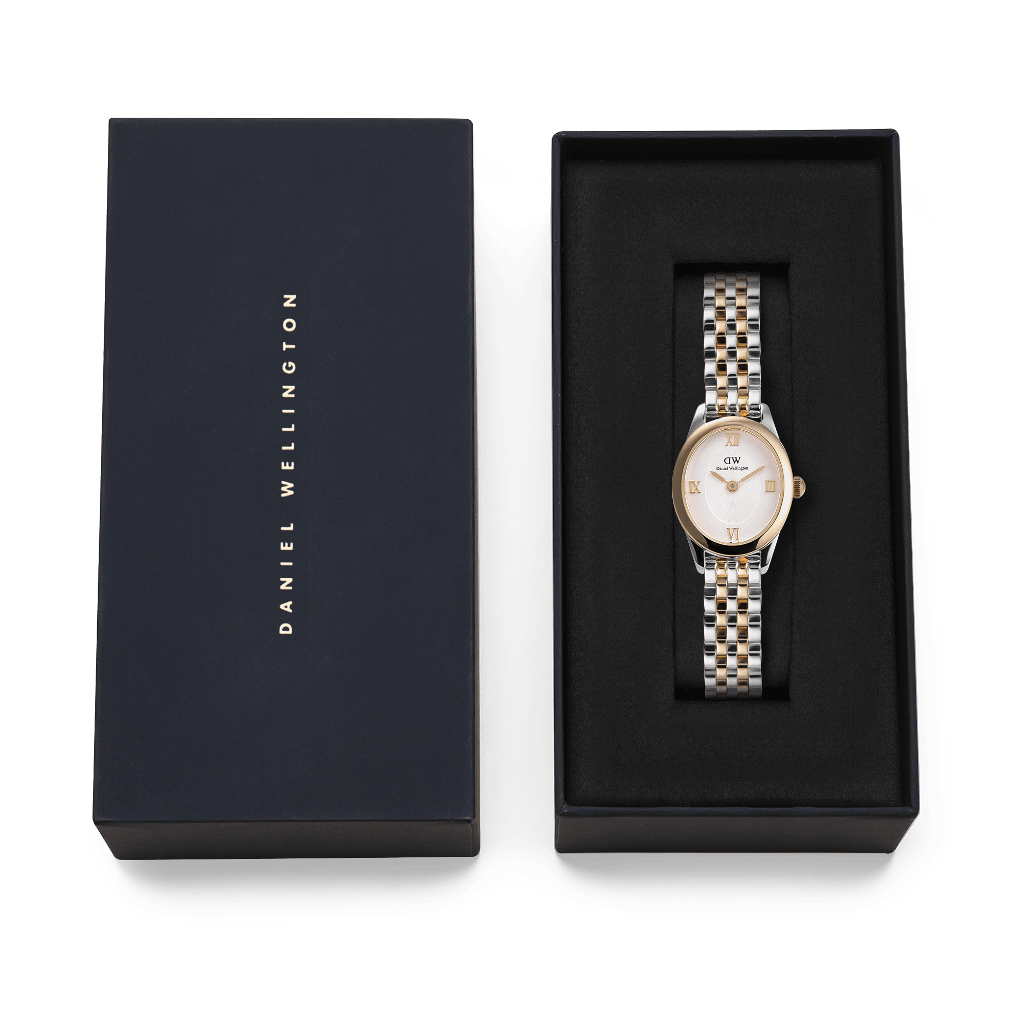 T/T Oval Mini Wht Dial, TT Bclt, 22x25.5mm