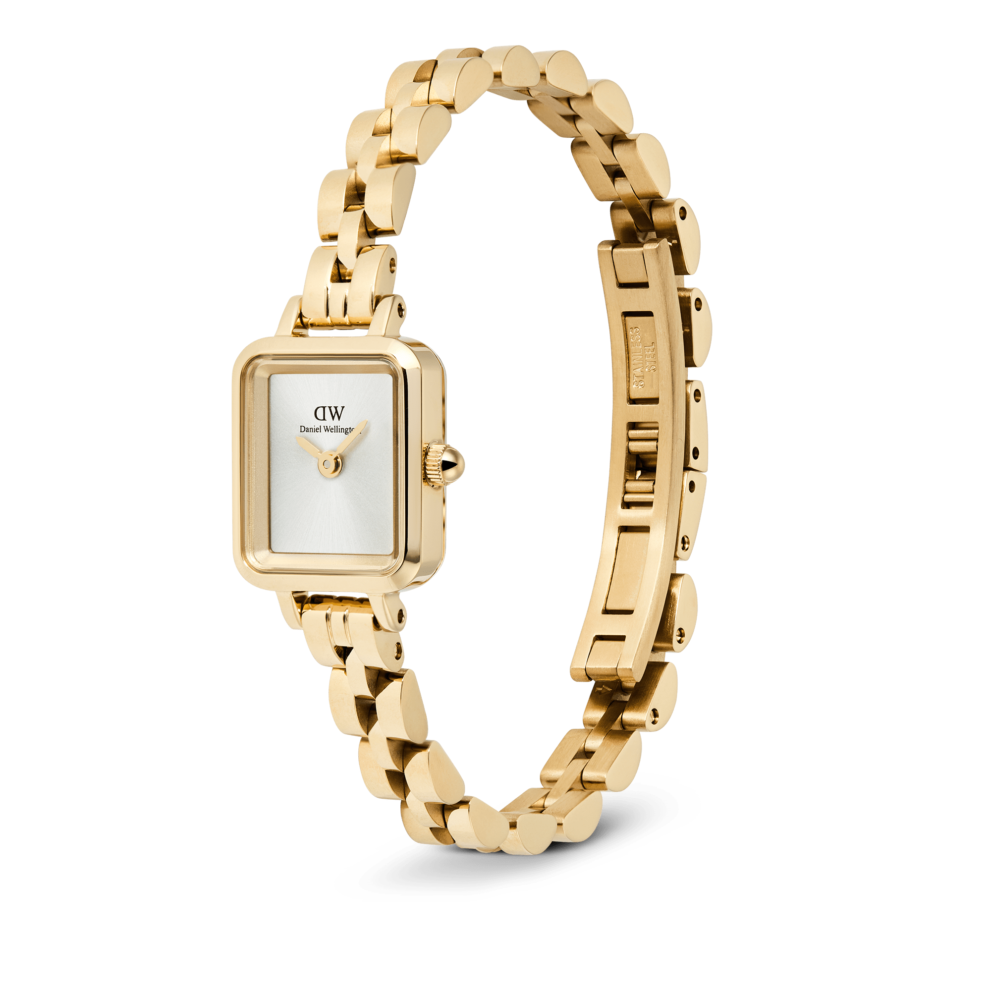 Daniel Wellington Quadro Mini Arch Gold White Sunray