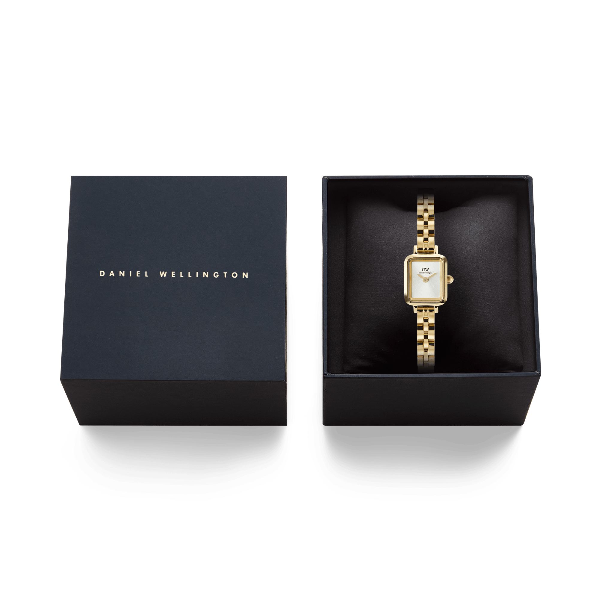Daniel Wellington Quadro Mini Arch Gold White Sunray