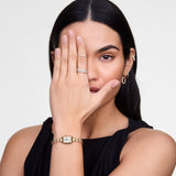 Daniel Wellington Ladies Quadro Mini Arch White 15.4x18.2mm Watch