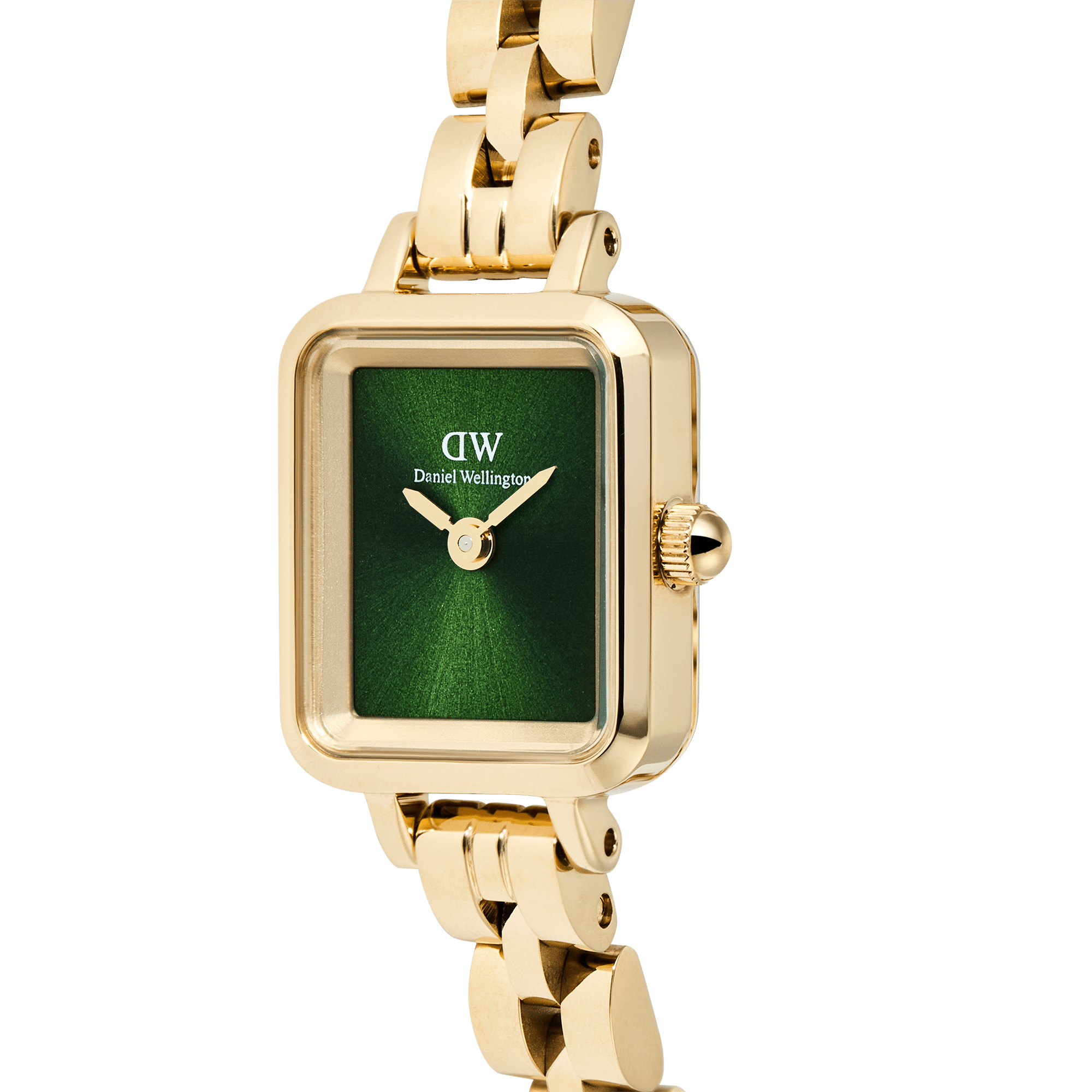 Daniel Wellington Ladies Quadro Mini Arch Emerald Green 15.4x18.2mm Watch